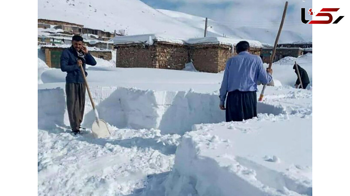 برف یک متری در سنقر ! 