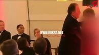 درگیری فیزیکی معاون وزیر خارجه انگلیس به یک زن در مهمانی عجیب ! + فیلم 