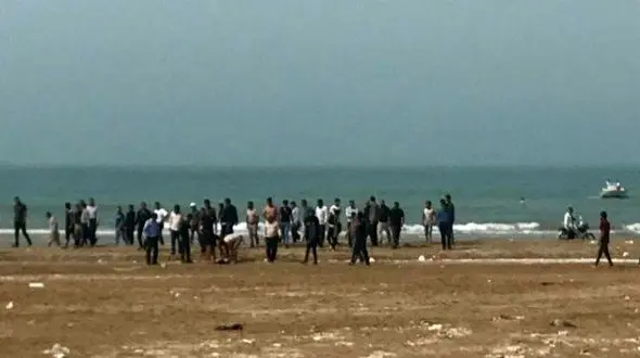 غرق شدن یک مسافر در آب های ساحلی گناوه