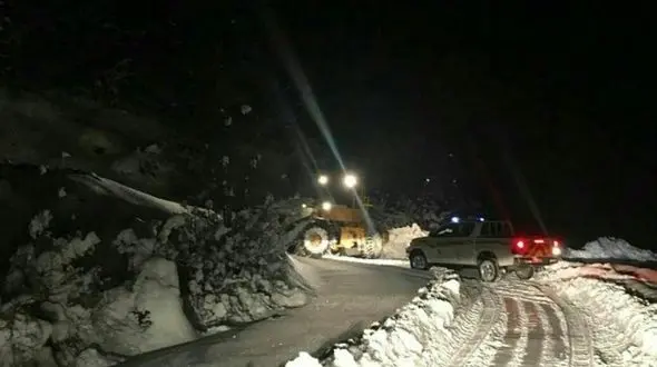 تفریح برفی یک زوج جوان استان مازندران را به هم ریخت 