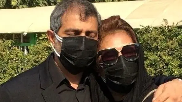 عکس/ نگاهی به خانه ابدی مشترک پدر و پسر نسرین مقانلو در بهشت زهرای تهران/ روحشان شاد و یادشان گرامی