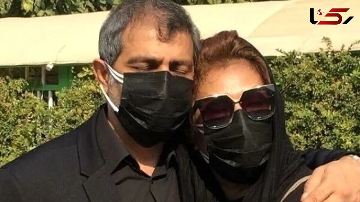 عکس/ نگاهی به خانه ابدی مشترک پدر و پسر نسرین مقانلو در بهشت زهرای تهران/ روحشان شاد و یادشان گرامی