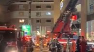 آتش سوزی در مرکز خرید پالادیوم مهار شد + فیلم 