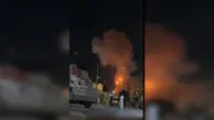 فیلم لحظه اصابت پهپاد به مقر تروریست‌ها در اربیل عراق 
