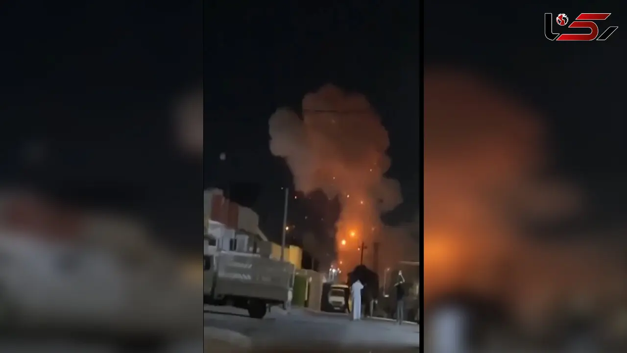 فیلم لحظه اصابت پهپاد به مقر تروریست‌ها در اربیل عراق 