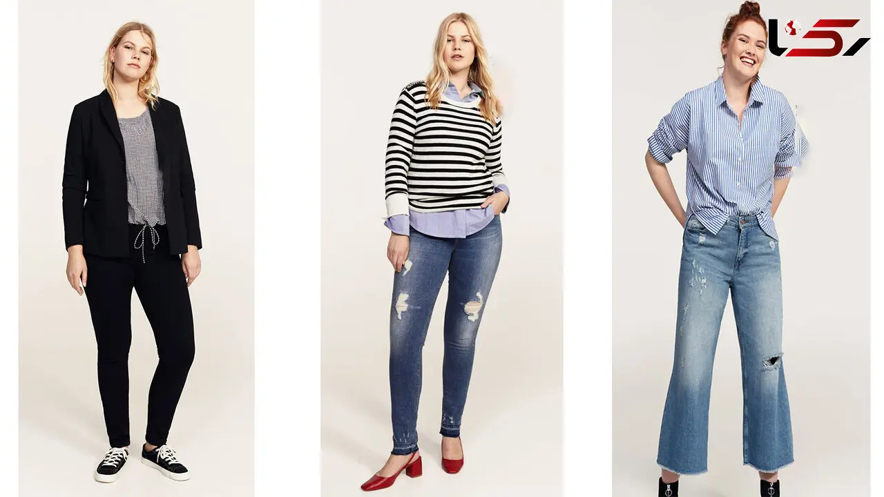 کلکسیون شلوار جین زنانه سایز بزرگ منگو Mango
