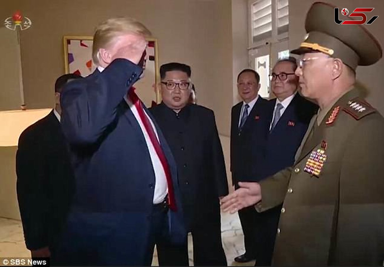 تصاویر تلویزیون دولتی کره شمالی گاف دونالد ترامپ را لو داد+ تصاویر