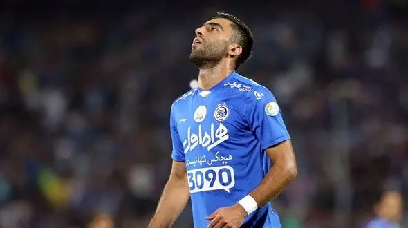 کاوه رضایی در بازی استقلال و السد در ترکیب اصلی 