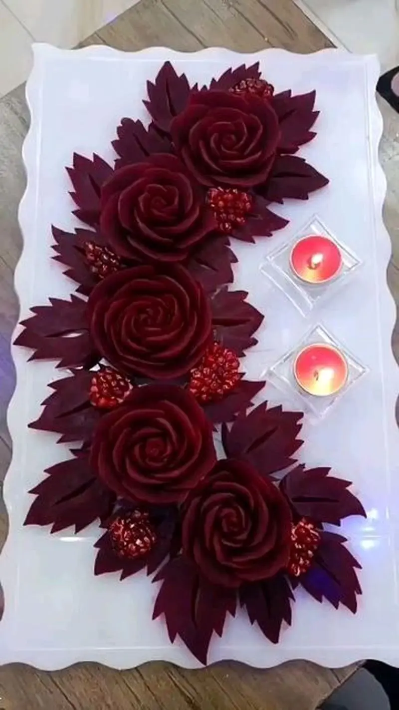 تزیین لبو شب یلدا | ۳۰ ایده شیک و کاربردی تزیین لبو شب یلدا ترند ۱۴۰۴ ویژه عروس و خانواده که باید امسال امتحان کنید!