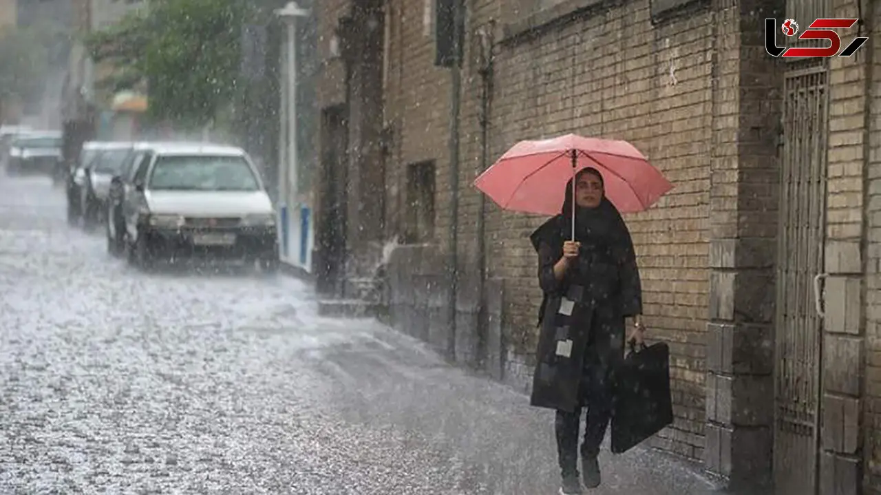 رگبار و رعد وبرق برای ۱۰ استان تا سه روز آینده