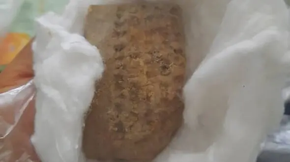 کشف گنج قدیمی در زمین کشاورزی مرد خوزستانی + عکس کتیبه خط میخی