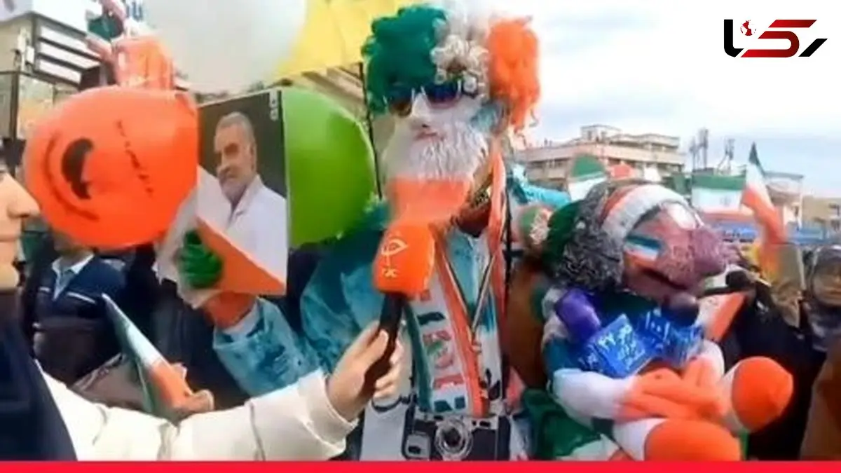 فیلم/حضور خلاقانه جناب خان در جریان برگزاری راهپیمایی باشکوه 22 بهمن/ قیمت گوشت و مرغ مهم نیست!