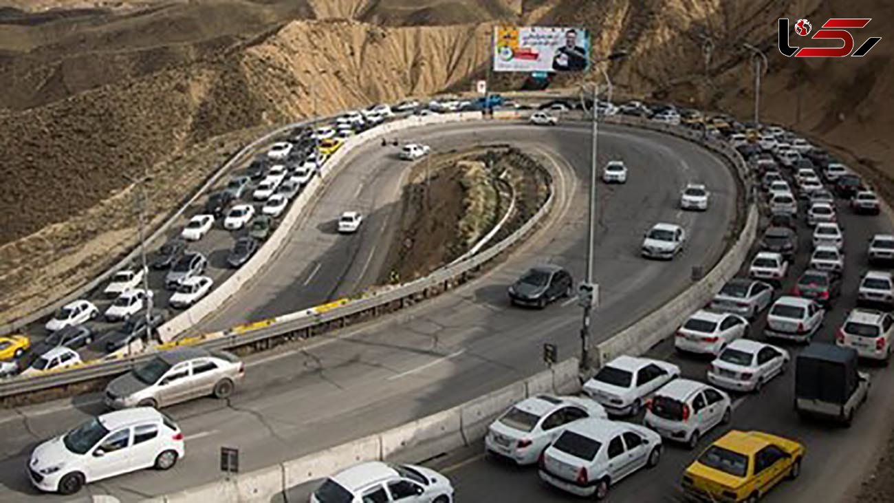 ترافیک آزادراه تهران-شمال و هراز را قفل کرد