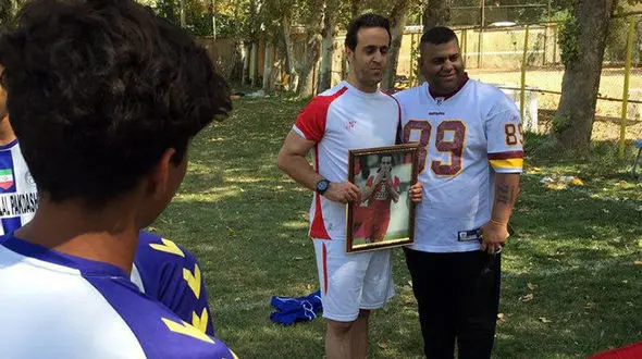 ملاقات تایسون و علی کریمی در اکباتان