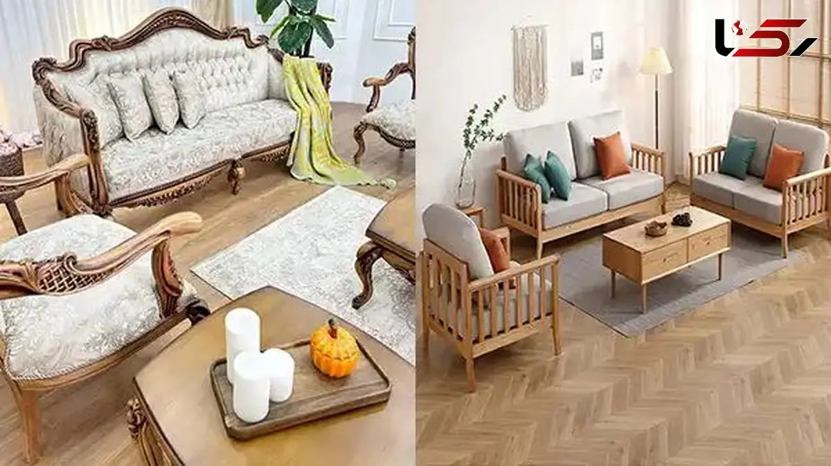 جدیدترین مدل های مبل با چوب راش + الهام از سبک های اصیل