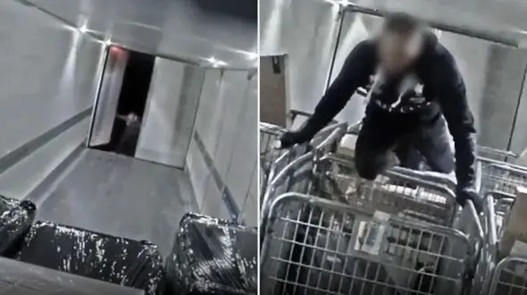 دستگیری دزدانی که همانند فیلم سریع و خشن از کامیون ها در حال حرکت سرقت می کردند + فیلم و عکس