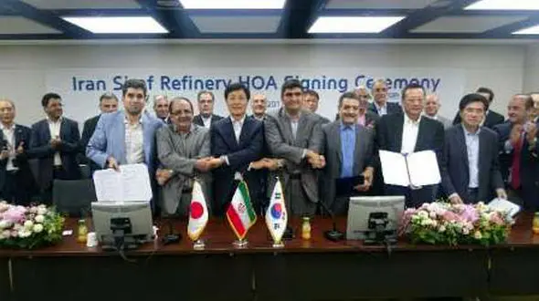 پالایشگاههای سیراف و کنسرسیومی از کره جنوبی و ژاپن قرارداد همکاری امضا کردند