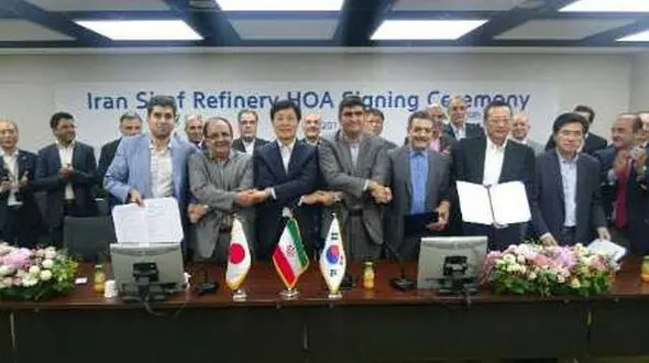 پالایشگاههای سیراف و کنسرسیومی از کره جنوبی و ژاپن قرارداد همکاری امضا کردند