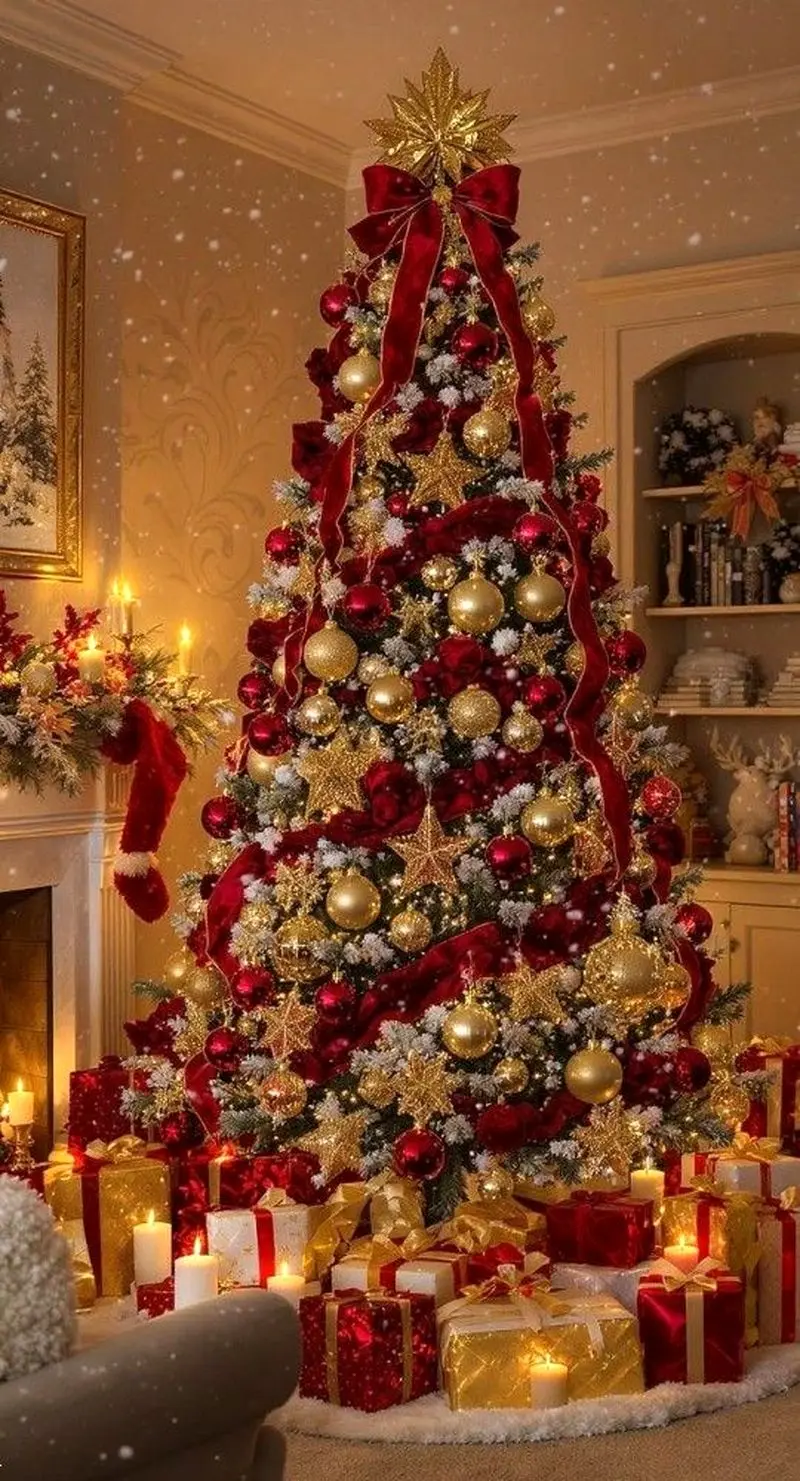 ایده درخت کریسمس | ۳۰ ایده تزیین درخت کریسمس از ساده تا لوکس و عروس پسند با مدل های جادویی و خیره کننده ترند ۲۰۲۶!