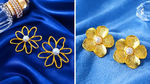 گوشواره حجمی گلبرگ؛ اکسسوری خاص و زنانه برای استایل متفاوت + 15 ایده شیک