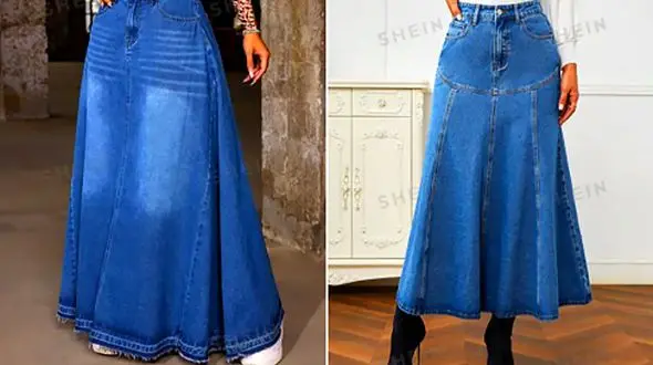 جدیدترین مدل‌ های دامن جین زنانه برای استایلی خاص و متفاوت