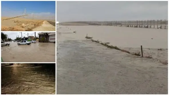 سیل جان 4 نفر در استان فارس را گرفت / فردا شدت سیل کمتر می شود + فیلم
