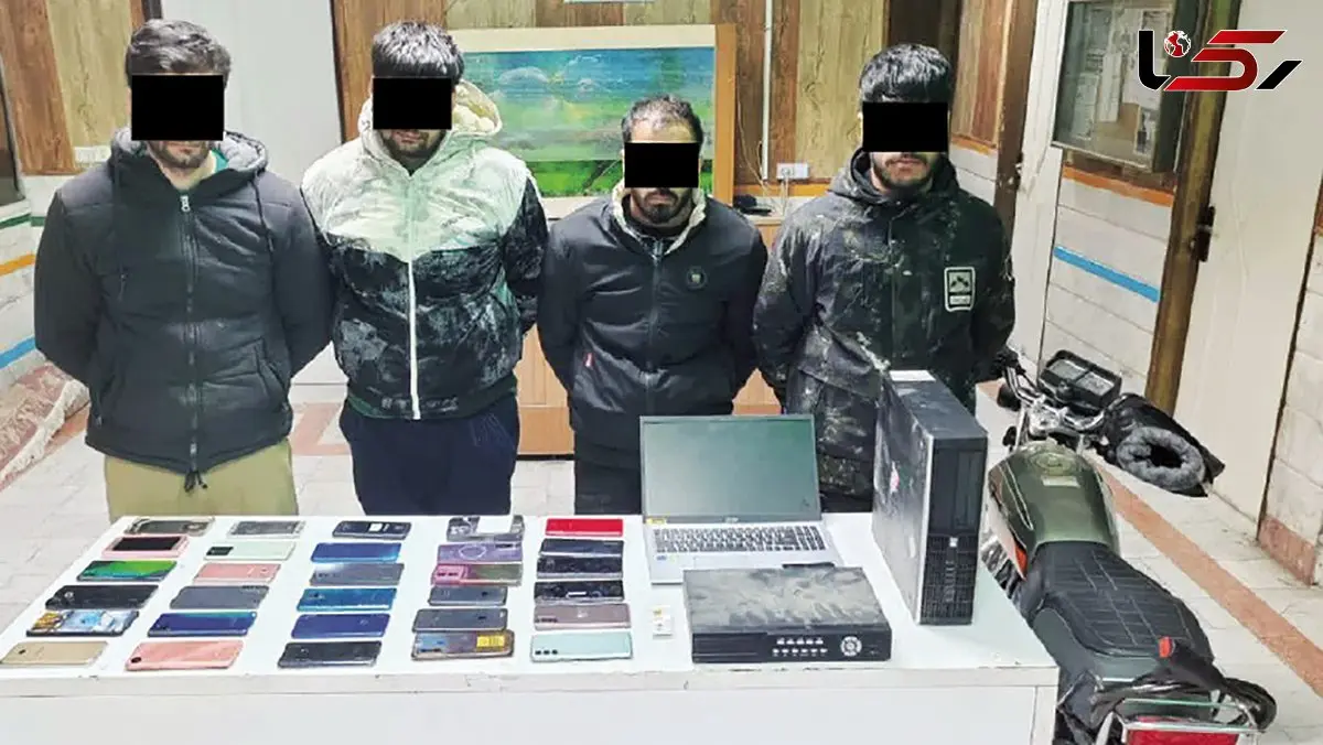 پایان وحشت آفرینی های مردان سیاهپوش در خیابان های مشهد + عکس های  باند خلاف جهت قبل و بعد بازداشت