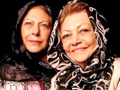 عکس سفر در زمان / عکس مادر ودختری ثریا قاسمی با حمیده خیرآبادی / روحش شاد