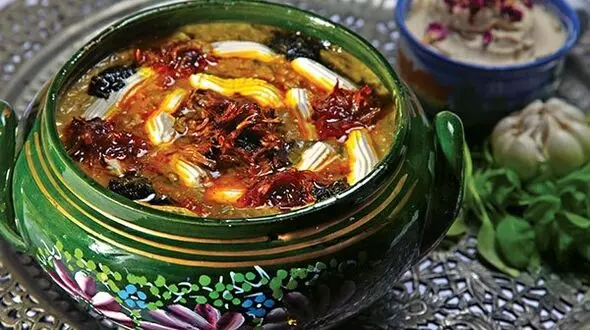 آش خشکبار مفید برای زنان+دستور پخت
