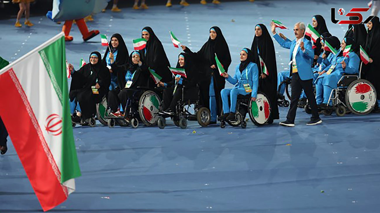 رژه کاروان ایران در مراسم افتتاحیه بازی‌های پاراآسیایی هانگژو + فیلم