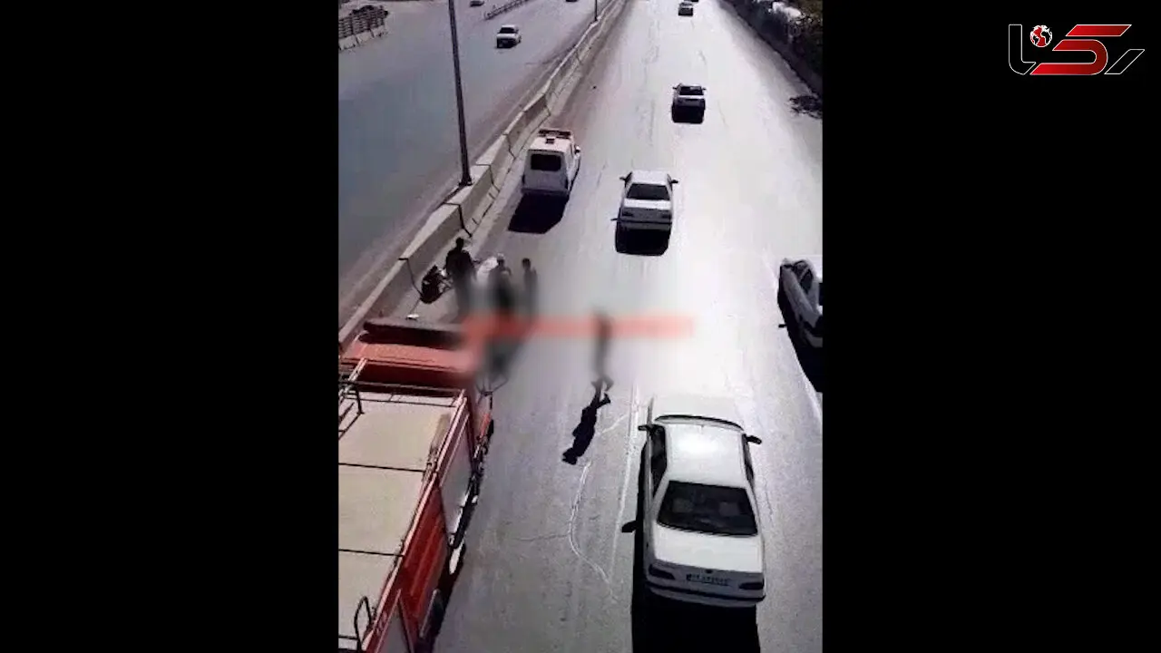 مرگ هولناک مرد اصفهانی پس از خودکشی از روی پل + فیلم 