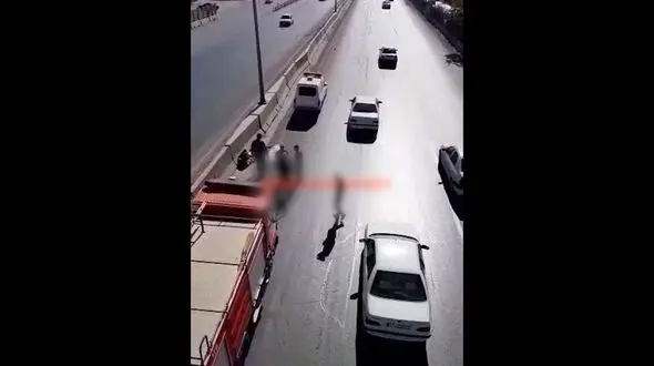 مرگ هولناک مرد اصفهانی پس از خودکشی از روی پل + فیلم 