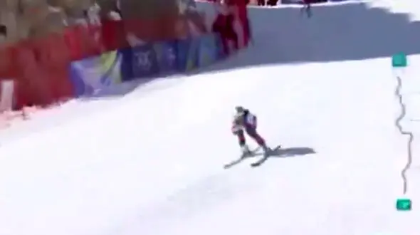 فیلم حادثه تلخ برای اسطوره اسکی جهان