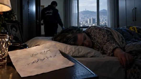  متن وصیت نامه مادر تهرانی : پسرم به زودی میام پیشت /  مرگ تلخ  در اتاق خواب پسر فوت شده اش 