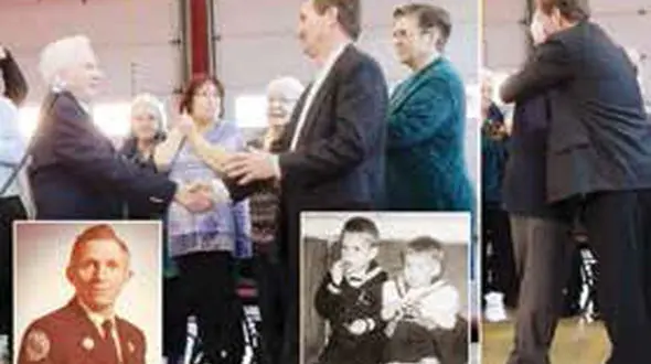 قدرشناسی از آتش نشان فداکار پس از 58 سال+عکس