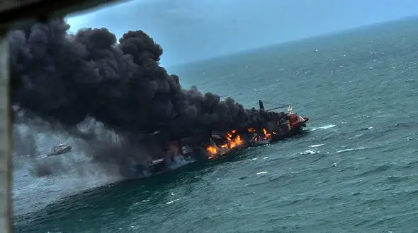  ۳۸ کشته در آتش‌سوزی مرگبار لنج مسافربری بنگلادش