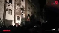 انفجار گاز یک آپارتمان درشهر قدس + فیلم
