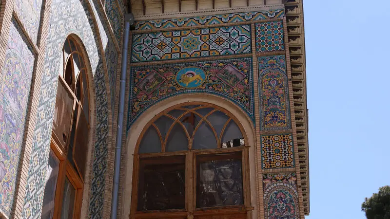 کاخ گلستان بعد از جنگ 40 روزه 