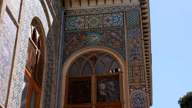 کاخ گلستان بعد از جنگ 40 روزه 
