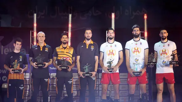 برترین‌های لیگ برتر والیبال مشخص شدند / قهرمانی لیگ برتر والیبال باز هم به فولاد سیرجان رسید