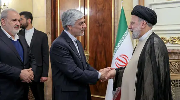 دیدار عیدانه مدیران و کارگزاران کشوری و لشکری با رئیس جمهوری