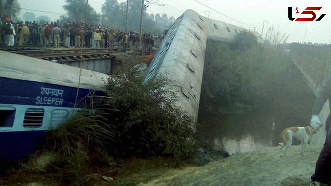 خروج قطار از ریل در هند 30 کشته و زخمی بر جای گذاشت 
