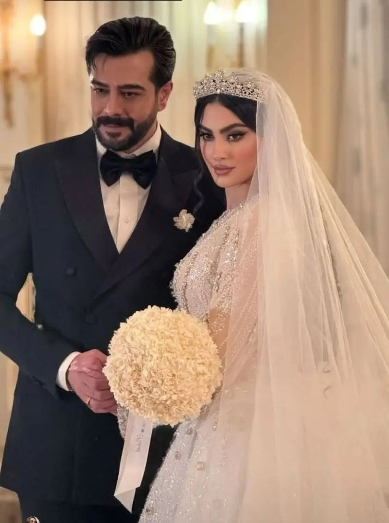 عروسی سهیل قاصدی و همسرش مریم مومن