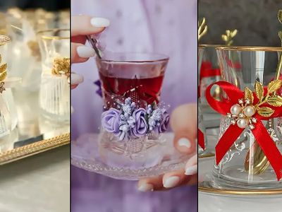 چگونه فنجون چای خواستگاری را ساده و جذاب تزئین کنیم؟