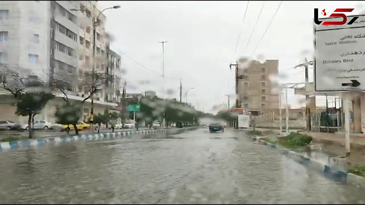 آبادان زیر آب رفت+ فیلم