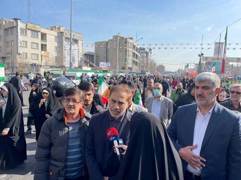 اصغر جهانگیر معاون اجتماعی و پیشگیری از جرم قوه قضاییه راهپیمایی 22 بهمن 1402