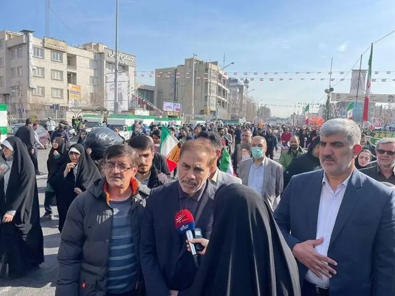 اصغر جهانگیر معاون اجتماعی و پیشگیری از جرم قوه قضاییه راهپیمایی 22 بهمن 1402