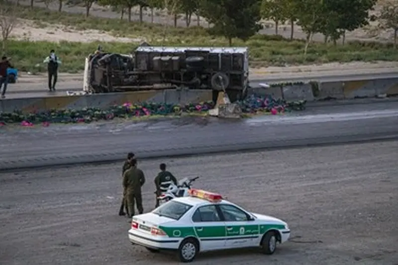 واژگونی کامیون 