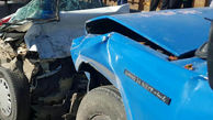 زنده زنده سوختن راننده پراید در تصادف با نیسان آبی رنگ / در فسا رخ داد