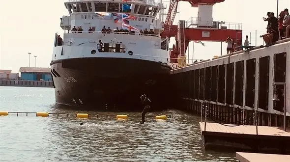  آغاز رقابت‌های غواصی مسابقات نظامی ۲۰۱۸ در نوشهر + عکس 